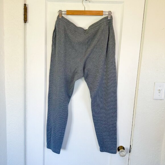 TNA | Aritzia Knit Waffle Drawstring Jogger Sweatpants in Grey size Large - Picture 2 of 4